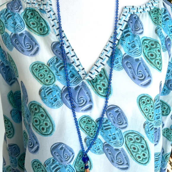 Egyptian Scarab Print Tunic - Picture 5 of 12